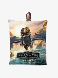 How to Train Your Dragon: Live Action Flight Above the Sea 40x50" Silk Touch Throw Blanket