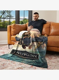 How to Train Your Dragon: Live Action Flight Above the Sea 40x50" Silk Touch Throw Blanket