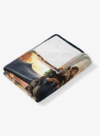 How to Train Your Dragon: Live Action Flight Above the Sea 40x50" Silk Touch Throw Blanket