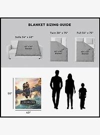 How to Train Your Dragon: Live Action Flight Above the Sea 40x50" Silk Touch Throw Blanket
