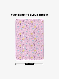 Hello Kitty Dreamy Drop 60x90" Cloud Throw Blanket
