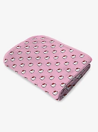 Hello Kitty Cute Little Bows 60x90" Cloud Throw Blanket