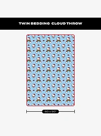 Hello Kitty Clouds and Bows 60x90" Cloud Throw Blanket