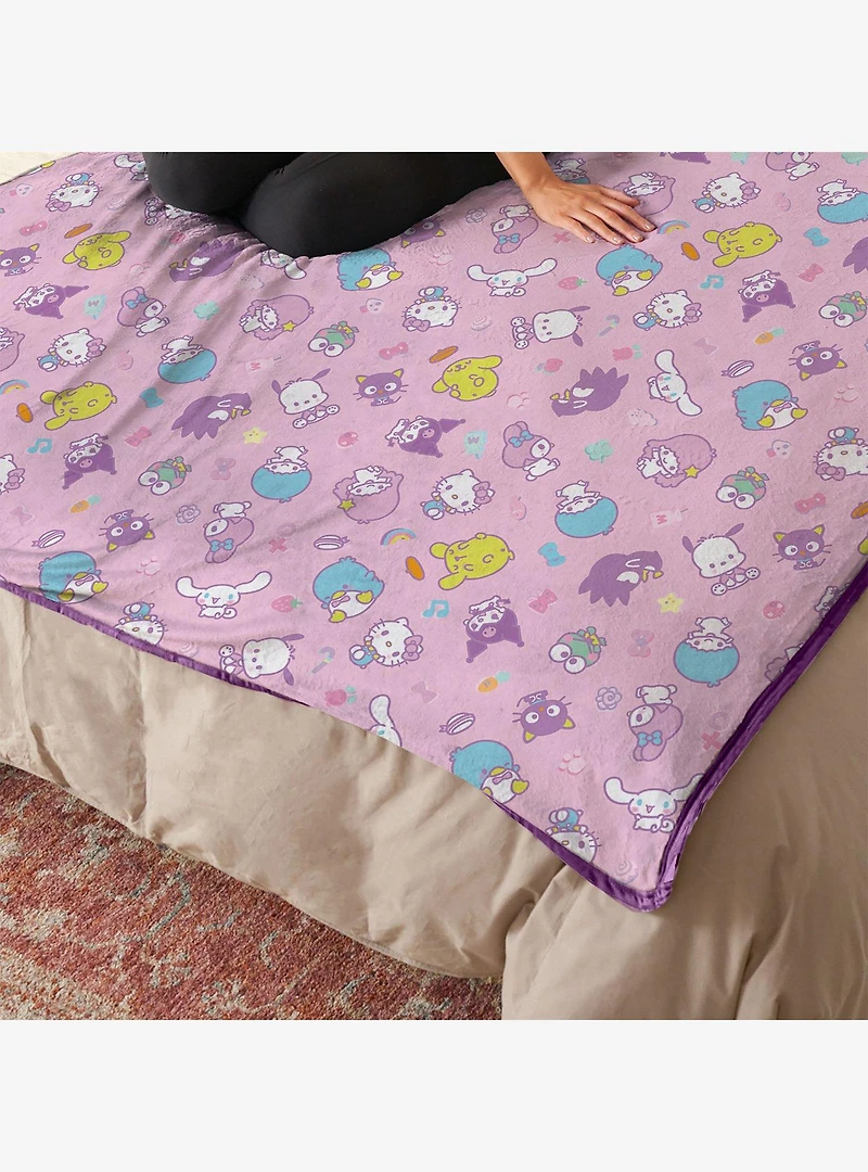 Hello Kitty Dreamy Drop 90x90" Cloud Throw Blanket