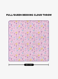 Hello Kitty Dreamy Drop 90x90" Cloud Throw Blanket