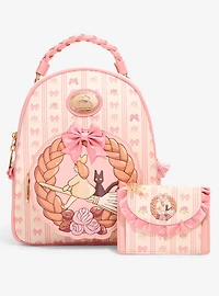 Studio Ghibli® Kiki's Delivery Service Bread Wreath Floral Mini Backpack - BoxLunch Exclusive