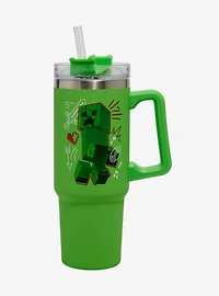 Minecraft Steve Straw Tumbler with Handle