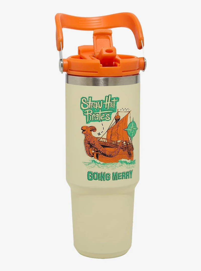One Piece Straw Hat Pirates Icons Travel Water Bottle