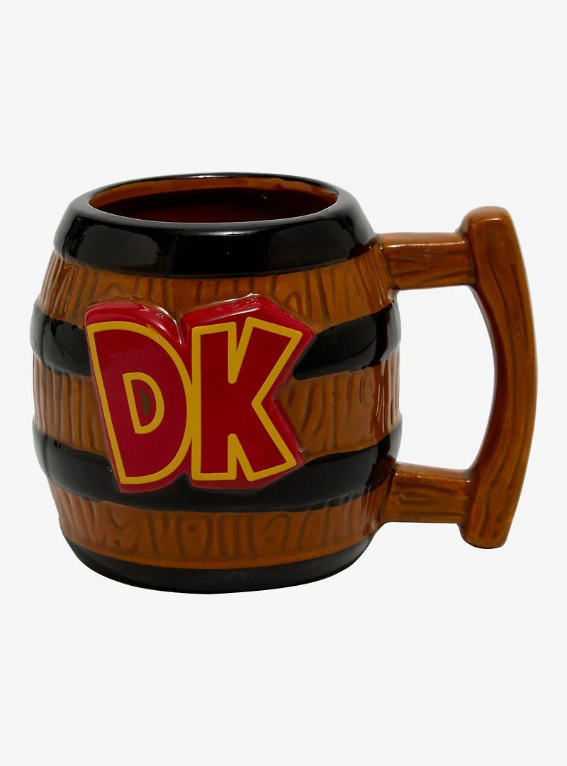 Nintendo Donkey Kong Barrel Figural Mug