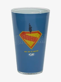 DC Comics Superman Silhouette Pint Glass