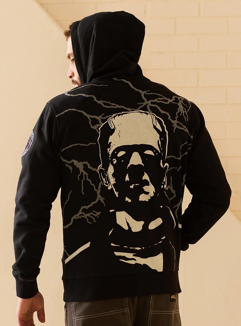 Universal Monsters Frankenstein Tonal Zippered Hoodie - BoxLunch Exclusive