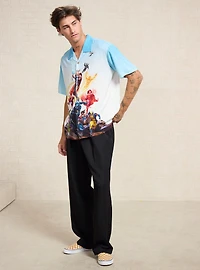 Magic: The Gathering x Marvel Heroes Group Portrait Woven Button-Up - BoxLunch Exclusive