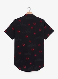 Marvel Spider-Man Miles Morales Mask Allover Print Woven Button-Up — BoxLunch Exclusive