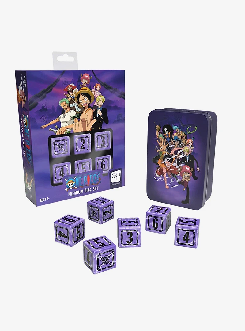 One Piece Glow-in-the-Dark Premium Dice Set