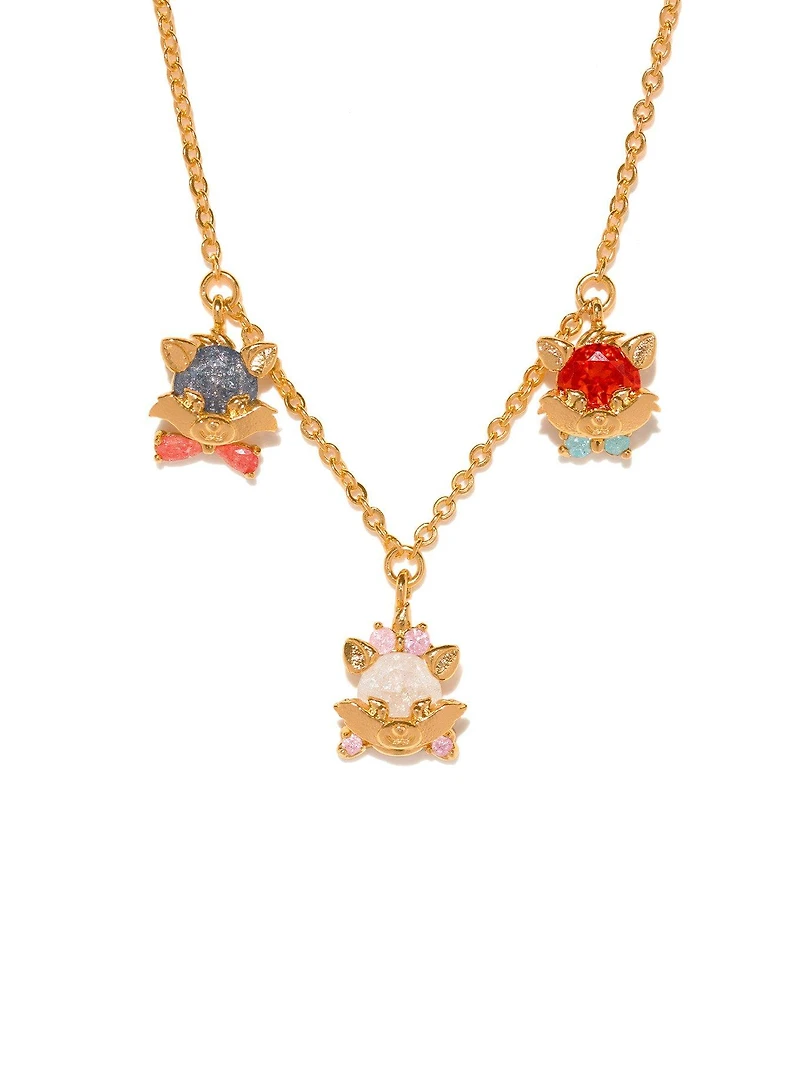 Girls Crew Disney The Aristocats Kittens Charm Necklacke - BoxLunch Exclusive