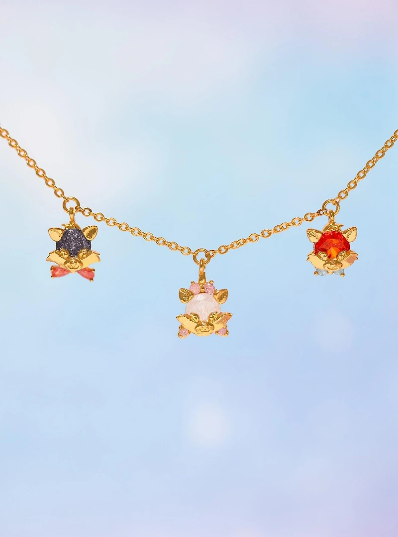 Girls Crew Disney The Aristocats Kittens Charm Necklacke - BoxLunch Exclusive