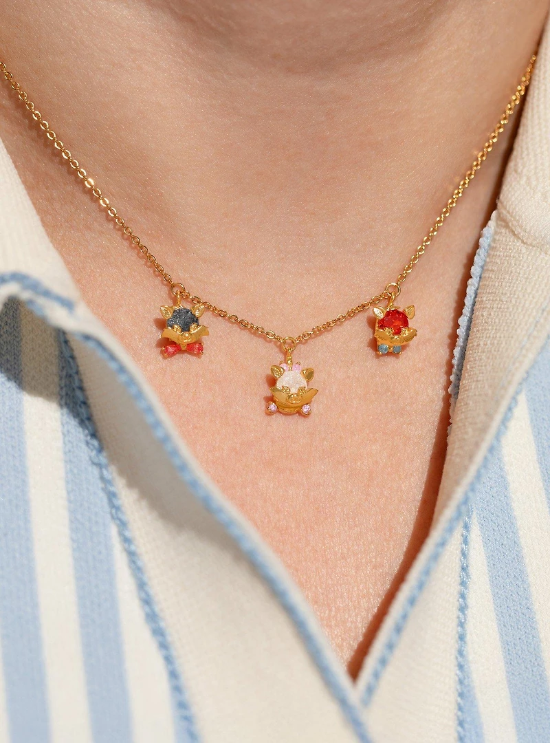 Girls Crew Disney The Aristocats Kittens Charm Necklacke - BoxLunch Exclusive