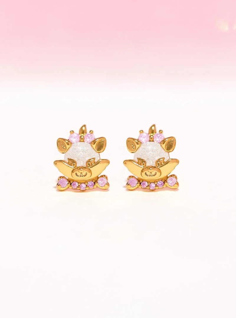 Girls Crew Disney The Aristocats Marie Stud Earrings - BoxLunch Exclusive