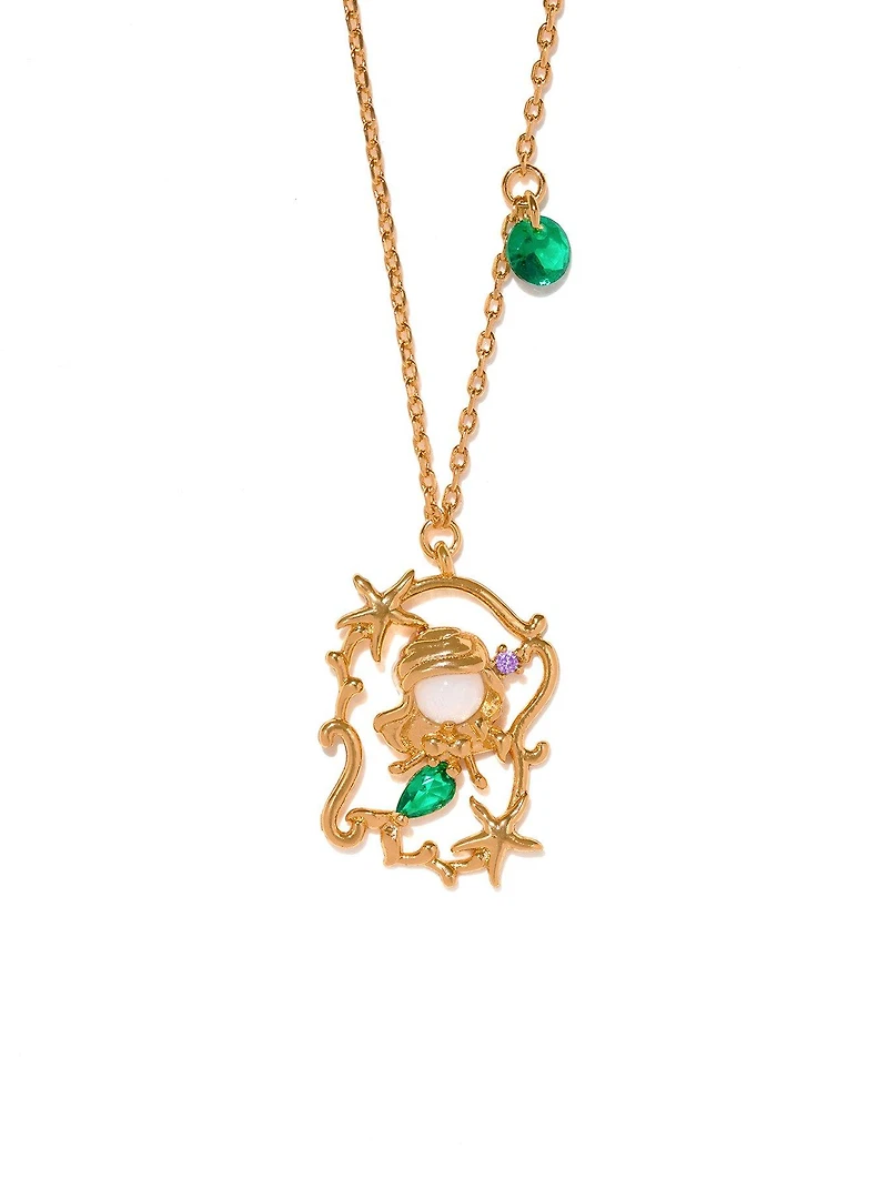 Girls Crew Disney The Little Mermaid Ariel Portrait Necklace - BoxLunch Exclusive