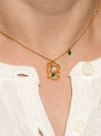 Girls Crew Disney The Little Mermaid Ariel Portrait Necklace - BoxLunch Exclusive