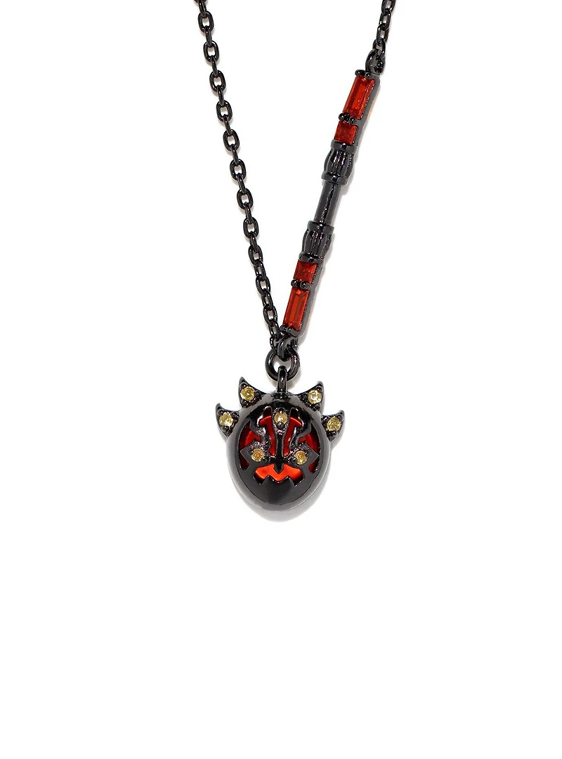 Girls Crew Star Wars Darth Maul Charm Necklace - BoxLunch Exclusive