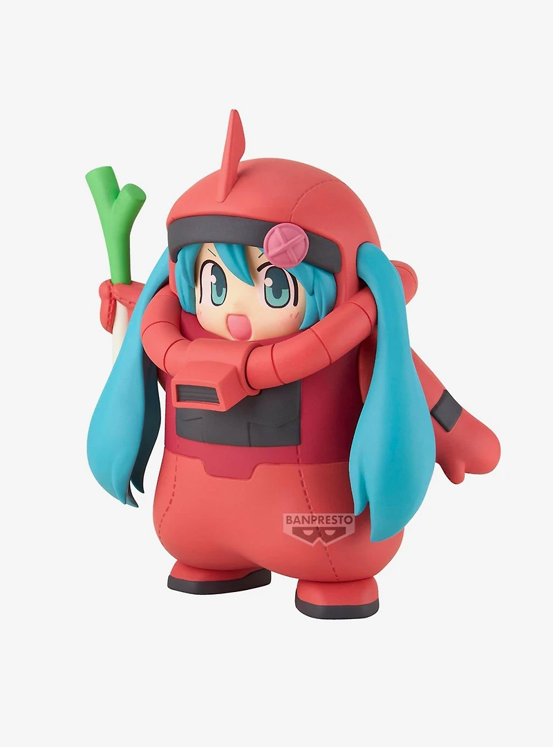 Bandai Namco Gundam 45th Anniversary x Hatsune Miku Char's Zaku Costume Figure (Hatsune Miku Ver.)