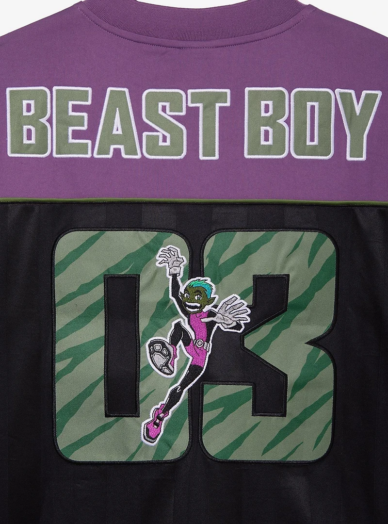 DC Comics Teen Titans Beast Boy Batting Jersey - BoxLunch Exclusive