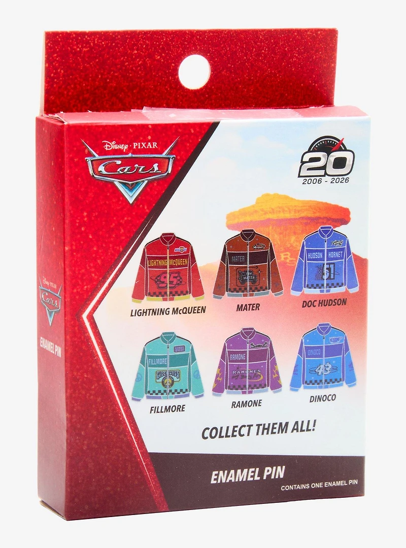 Disney Pixar Cars Racing Jacket Blind Box Enamel Pin — BoxLunch Exclusive