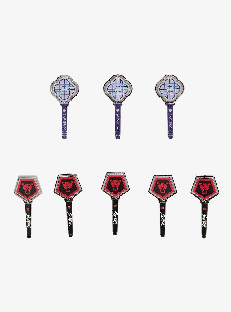 KPop Demon Hunters Saja Boys & HUNTR/X Lightstick Spinning Blind Box Enamel Pin - BoxLunch Exclusive