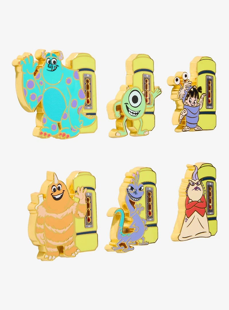 Disney Pixar Monsters, Inc. Scream Canister Liquid Glitter Filled Blind Box Enamel Pin — BoxLunch Exclusive