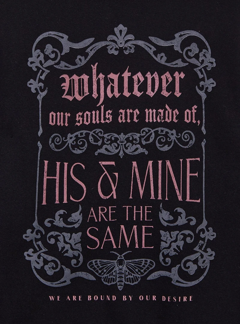Wuthering Heights Whatever Our Souls Are Made Of Quote Crewneck - BoxLunch Exclusive