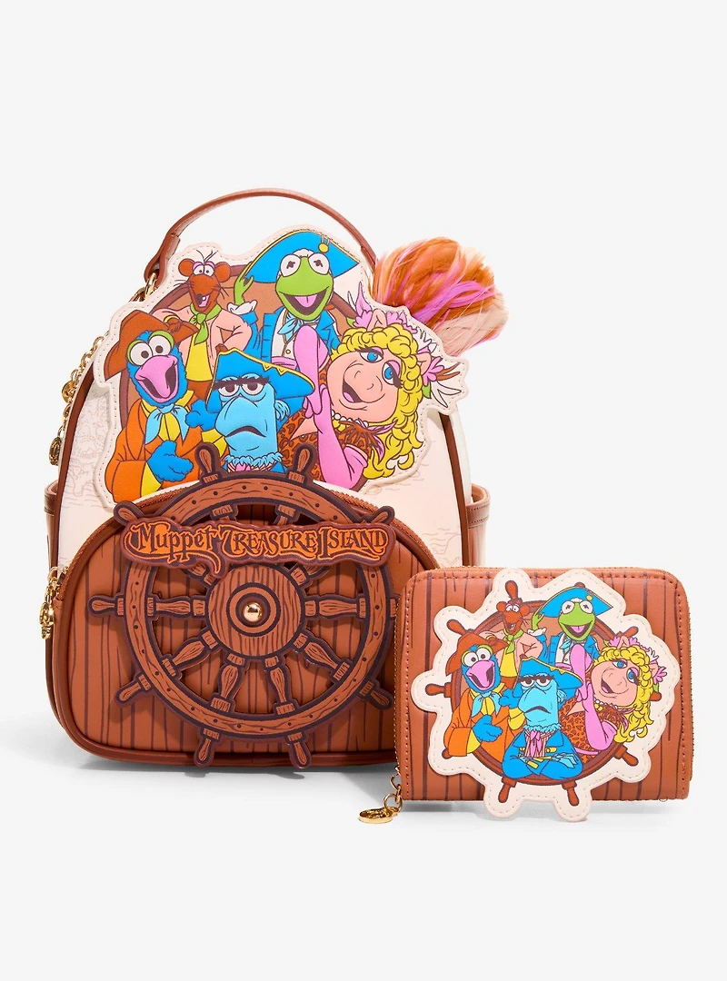 Muppets Treasure Island Group Portrait Small Zip Wallet - BoxLunch Exclusive