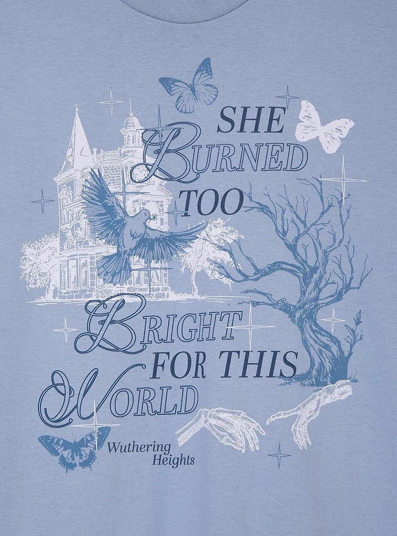 Wuthering Heights She Burned Too Bright Quote T-Shirt  - BoxLunch Exclusive