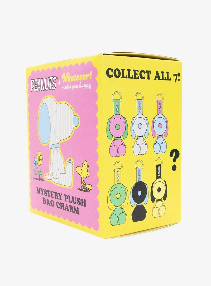 Whatever! Makes You Happy x Peanuts Sherbet Spring Corduroy Snoopy Blind Box Plush Bag Charm