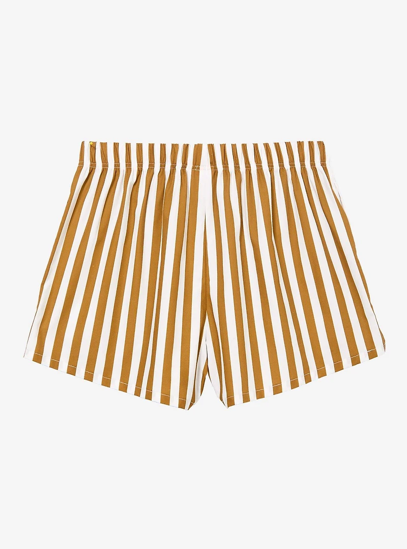 Disney Winnie the Pooh Striped Women's Boxer Shorts - BoxLunch Exclusive