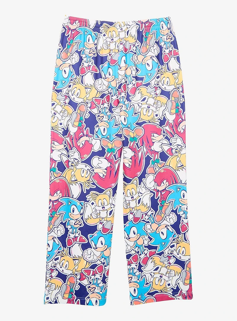 Sonic the Hedgehog & Friends Allover Print Sleep Pants - BoxLunch Exclusive