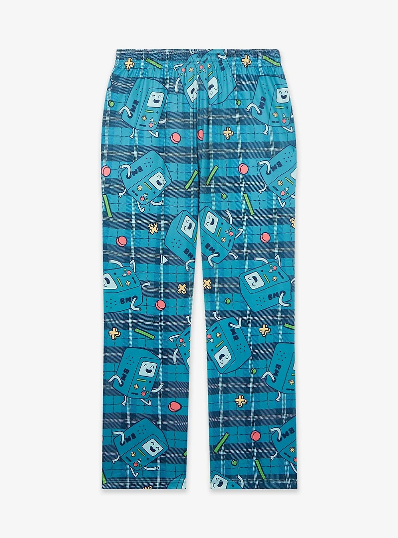 Adventure Time BMO Plaid Allover Print Sleep Pants - BoxLunch Exclusive