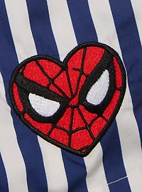 Marvel Spider-Man Heart Mask Striped Women's Boxer Shorts - BoxLunch Exclusive