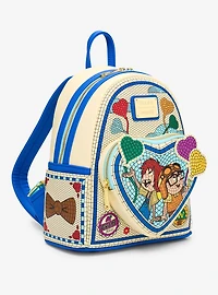Loungefly Disney Pixar Up Carl & Ellie Mosaic Mini Backpack - BoxLunch Exclusive