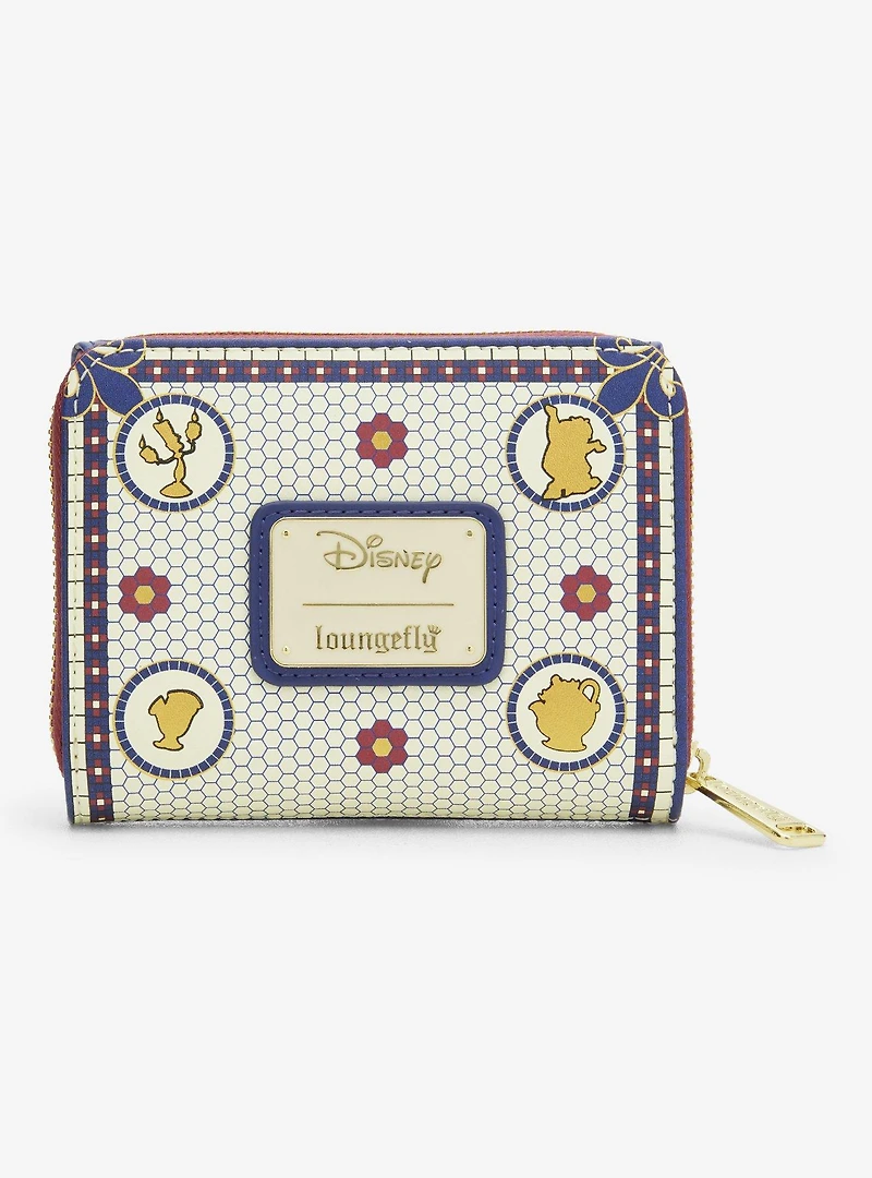 Loungefly Disney Beauty and the Beast Mosaic Wallet - BoxLunch Exclusive
