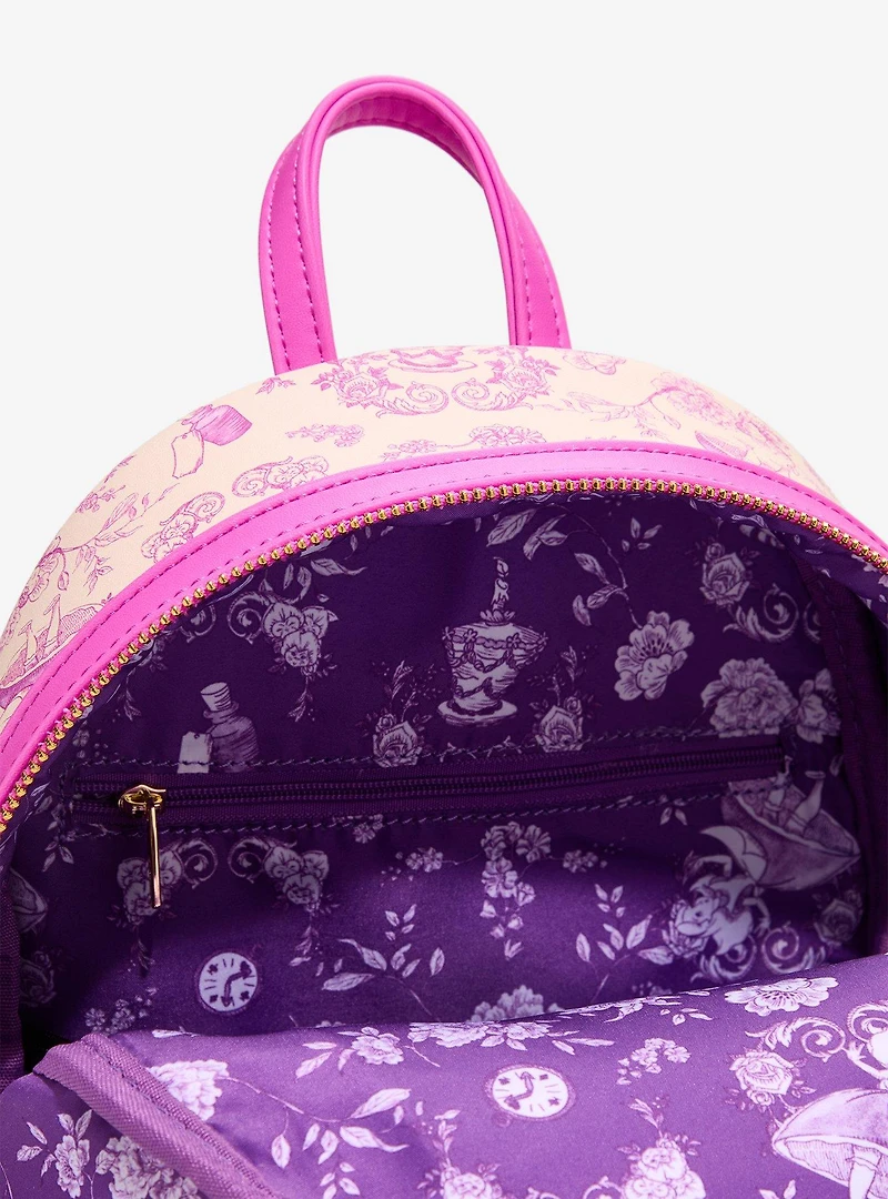 Loungefly Disney Alice in Wonderland Cheshire Cat Mini Backpack — BoxLunch Exclusive