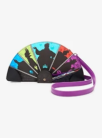 Loungefly Disney Villains Fan Figural Crossbody Bag - BoxLunch Exclusive