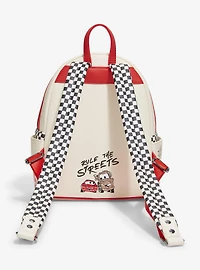 Loungefly Disney Pixar Cars Lightning McQueen & Mater Doodles Mini Backpack - BoxLunch Exclusive