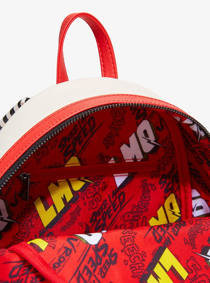 Loungefly Disney Pixar Cars Lightning McQueen & Mater Doodles Mini Backpack - BoxLunch Exclusive