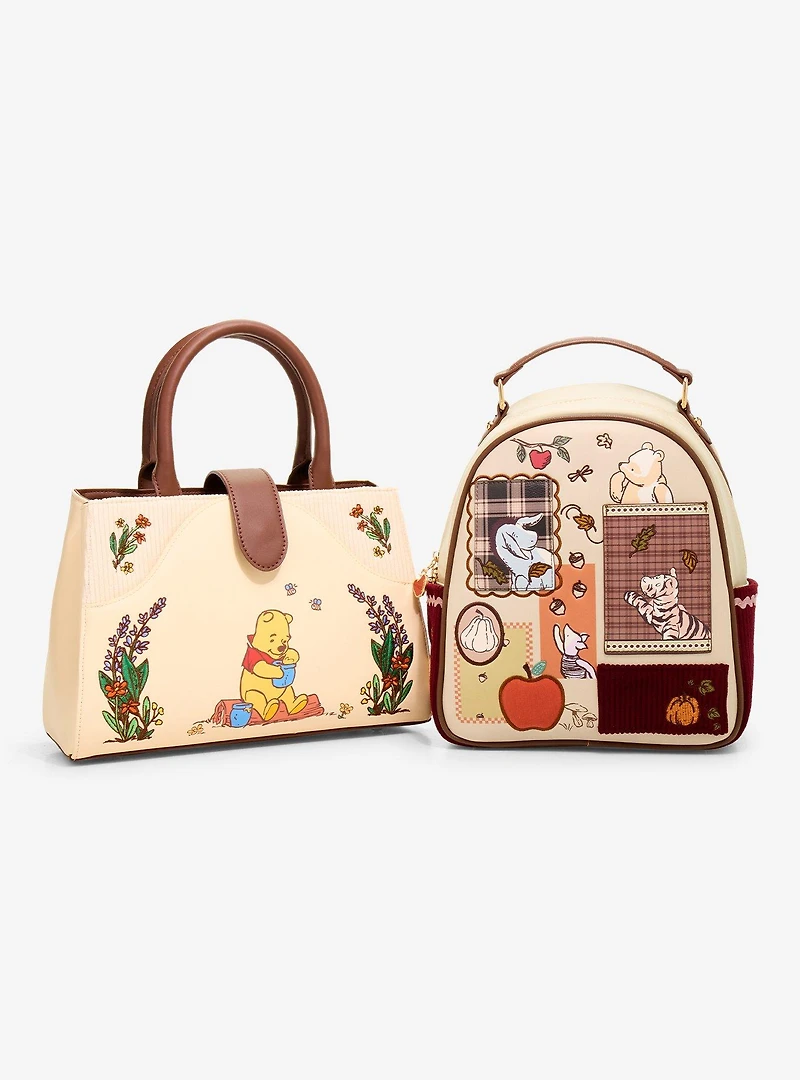 Loungefly Disney Winnie the Pooh & Friends Gardening Corduroy Crossbody Bag
