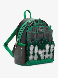 Loungefly Disney The Haunted Mansion Singing Busts Glow-in-the-Dark Lenticular Mini Backpack - BoxLunch Exclusive