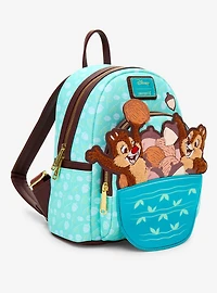 Loungefly Disney Chip & Dale Acorn Pile Chenille Mini Backpack - BoxLunch Exclusive