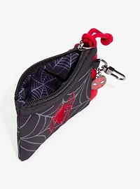 Marvel Spider-Man Web Logo Zippered Cardholder - BoxLunch Exclusive