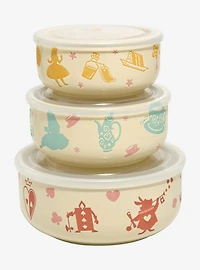 Disney Alice in Wonderland Colorful Silhouettes Bowl & Lid Set - BoxLunch Exclusive