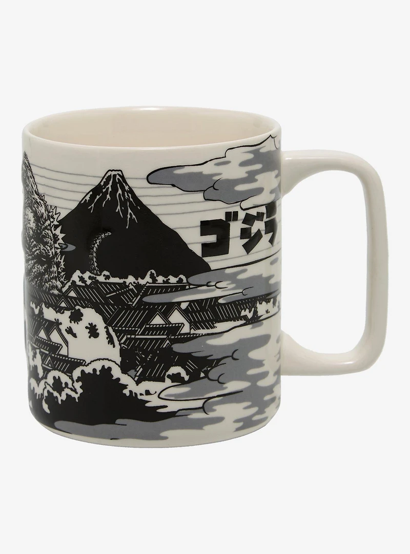 Godzilla Tonal Town Scene Mug - BoxLunch Exclusive